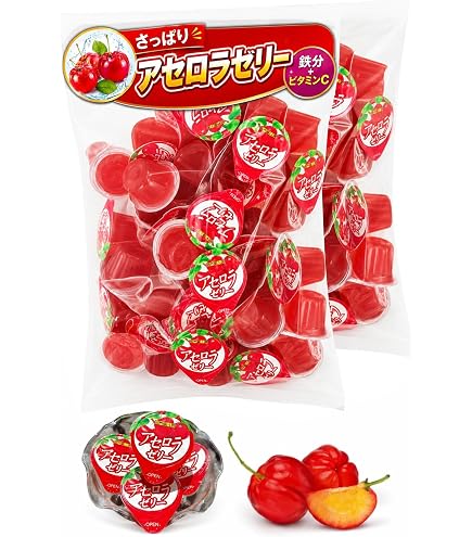 Amazon.co.jp: ニチレイフーズ 冷凍 アセロラ ゼリー 60g×40個 : 食品